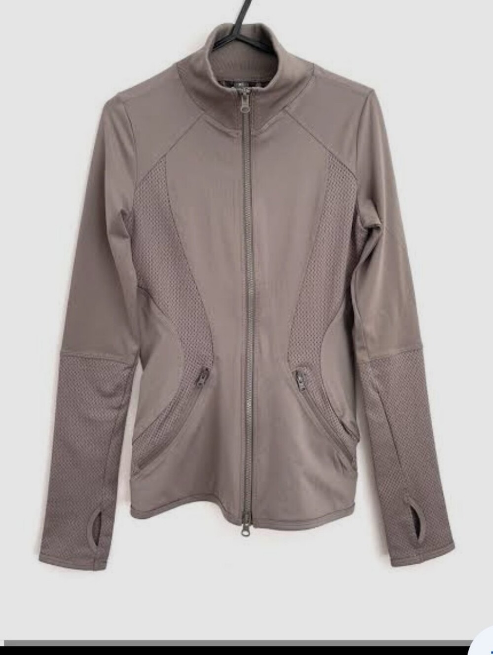 adidas ( Stella McCartney)Women's Taupe Utility Zip Jacket